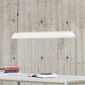 HAY Lampă suspendată PC Linear LED, alb crem, reglabil, Alb, Camera de zi / sufragerie, Metal, Design
