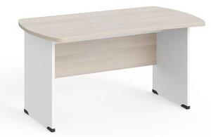 Masa de birou Manager 140 x 85 cm, salcâm deschis / alb