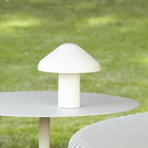 HAY Pao Lampă de masă portabilă LED cu acumulator alb, reglabil, Alb, Camera de zi / sufragerie, Plastic, Design