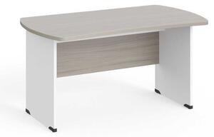 Masa de birou Manager 140 x 85 cm, driftwood / alb