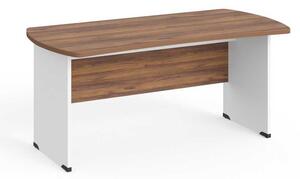 Masa de birou Manager 160 x 85 cm, nuca warmia / alb