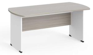 Masa de birou Manager 160 x 85 cm, driftwood / alb
