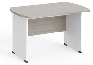 Masa de birou Manager 120 x 85 cm, driftwood / alb