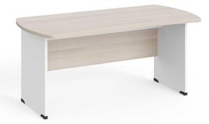 Masa de birou Manager 160 x 85 cm, salcâm deschis / alb