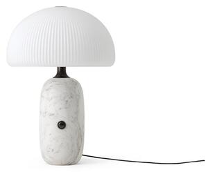 Lampă de masă Vipp, reglabil, Alb, Camera de zi, Sticlă