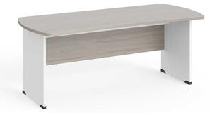 Masa de birou Manager 180 x 85 cm, driftwood / alb