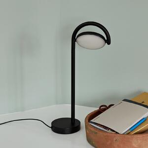 HAY Marselis lampă de masă LED reglabilă, negru, reglabil, Negru, Camera de zi / sufragerie, Metal, Design
