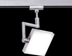 FISCHER & HONSEL Spot LED 70013 pentru HV-Track 4, dimabil în 3 etape, reglabil, Gri, Camera de zi / sufragerie, Metal, Modern