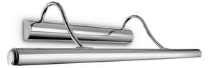 Ideallux Aplică de perete Mirror-10, crom, 60 cm, reglabil, Metalic, Camera de zi / sufragerie, Metal, Modern, Lampă de perete