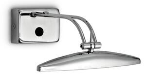 Ideallux Aplică de perete Mirror-20, crom, 25 cm, Metalic, Camera de zi / sufragerie, Metal, Modern, Lampă de perete