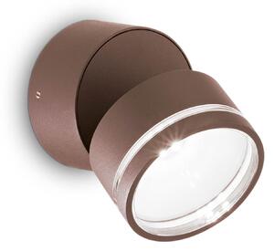 IDEAL LUX Ideal Lux Omega Round aplică LED 4000K cafea, Maro / Rugină, Hol, Metal, Modern