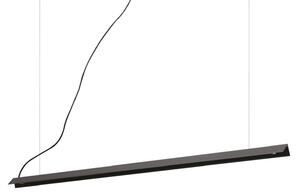 IDEAL LUX Ideal Lux LED suspendat V-Line, negru, Negru, Camera de zi / sufragerie, Metal, Modern