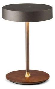 Lampă de masă Halo Design, reglabil, Negru, Camera de zi, Metal