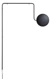 Lampă de perete Woud, reglabil, Negru, Camera de zi, Metal