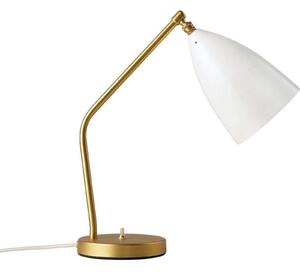 Gräshoppa Veioză Glossy Alabaster White/Brass