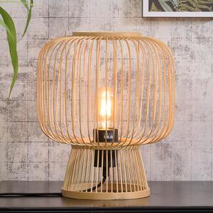 Good & Mojo GOOD MOJO Cango lampă de masă, natur, Lemn, Camera de zi / sufragerie, Bamboo, Design