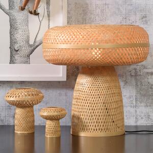 Good & Mojo GOOD MOJO Palawan lampă de masă set 3x, Lemn, Camera de zi / sufragerie, Bamboo, Design