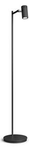 Lampadar Herstal, Negru, Camera de zi, Metal