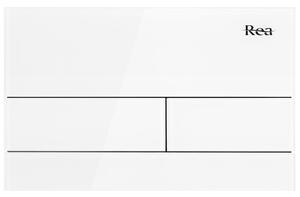 Clapeta pentru rezervor incastrat K011A-Q Rea T White Glass