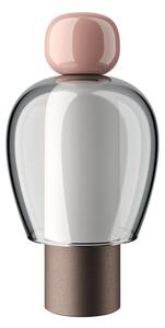 Lampă de masă Easy Peasy ToGo, roz/gri/bronz, 24 cm
