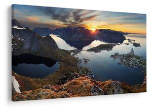 Tablou - Peisaj montan, Norvegia (90x60 cm)