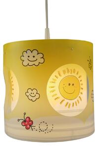 Niermann Standby Lampă pendul rotativă Sunny pt cameră copil, reglabil, Galben, Camera copiilor, Plastic
