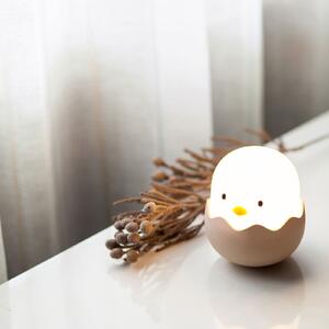 Niermann Standby Lumină de noapte LED Eggy Egg cu acumulator, reglabil, Bej, Camera copiilor, Plastic
