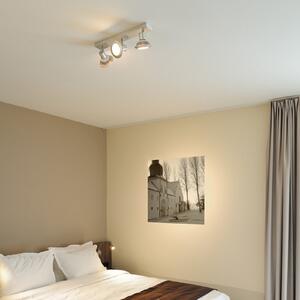 SLV Asto, spot de plafon cu 3 lumini inel decorativ, reglabil, Metalic, Hol, Metal, Modern, Spot de perete