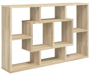 Raft de perete, stejar sonoma, 85x16x52,5 cm, lemn compozit
