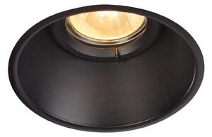 SLV Horn-O lumina încastrată negru, reglabil, Negru, Camera de zi / sufragerie, Metal, Modern, Corpuri de iluminat încastrate rotunde
