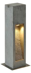 SLV Arrock Stone LED plintă de iluminat din piatră naturală, Gri, Piatră, Modern
