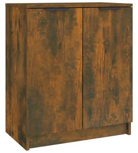 Pantofar, stejar fumuriu, 59x35x70 cm, lemn prelucrat