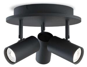 Plafoniere Belid, reglabil, Negru, Camera de zi, Metal