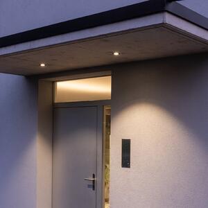 SLV Patta-I LED pentru încastrare, rotund, negru mat, reglabil, Negru, Camera de zi / sufragerie, Metal, Modern, Corpuri de iluminat încastrate rotunde
