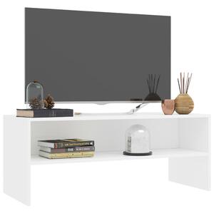 Comodă TV, alb, 100 x 40 x 40 cm, PAL