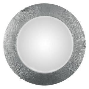 KOLARZ Lampă de perete Moon Sun, argintie, Ø 40 cm, reglabil, Gri, Camera de zi / sufragerie, Sticlă, Design