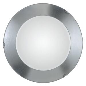 Austrolux KOLARZ Lampă de perete Moon Leaf, argintie, Ø 40 cm, reglabil, Gri, Camera de zi / sufragerie, Sticlă, Design