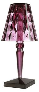 Lampă de Exterior Kartell, Big Battery, reglabil, Violet, Camera de zi, Plastic, Design