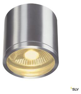 SLV Rox plafonieră de exterior aluminiu Ø 12,5cm, reglabil, Metalic, Metal, Modern