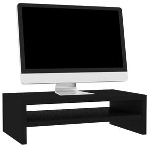 Suport monitor, negru, 42x24x13 cm, lemn prelucrat