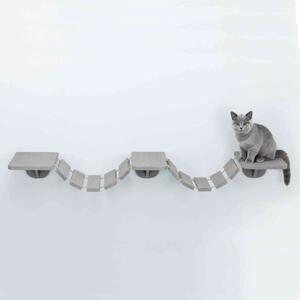 TRIXIE Scară pentru pisici, montaj pe perete, gri, 150 x 30 cm 49930