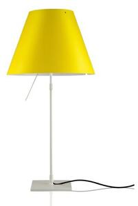 Lampă de masă Luceplan, Galben, Camera de zi, Aluminiu