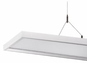 SLV Worklight Lampă suspendată LED pentru birou, albă, reglabil, Alb, Studiu / Birou, Metal, Modern