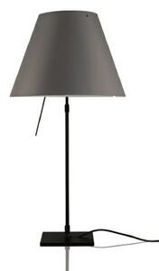 Lampă de masă Luceplan, reglabil, Gri, Camera de zi, Aluminiu