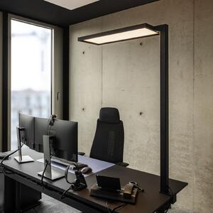 SLV Worklight LED cu clemă, negru, reglabil, Negru, Studiu / Birou, Metal, Modern, Birou de masă