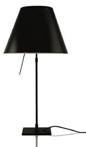Lampă de masă Luceplan, reglabil, Negru, Camera de zi, Aluminiu
