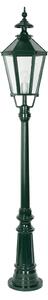 K.S. Verlichting Lampă de stâlp Dublin din aluminiu turnat sub presiune, verde, reglabil, Transparent, Metal
