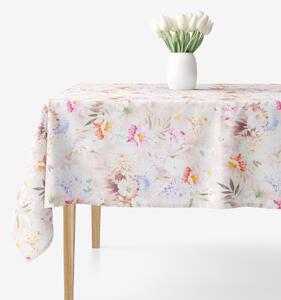 Goldea față de masă 100% bumbac deluxe - grădina de primăvară colorată 80 x 80 cm