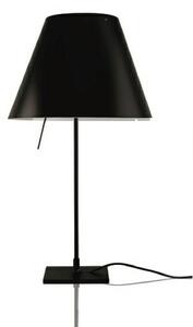 Lampă de masă Luceplan, Negru, Camera de zi, Aluminiu