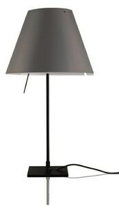 Lampă de masă Luceplan, Gri, Camera de zi, Aluminiu